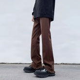 Men Jeans Autumn Skinny Jeans Straight Loose-Fitting Wide-Leg Trousers